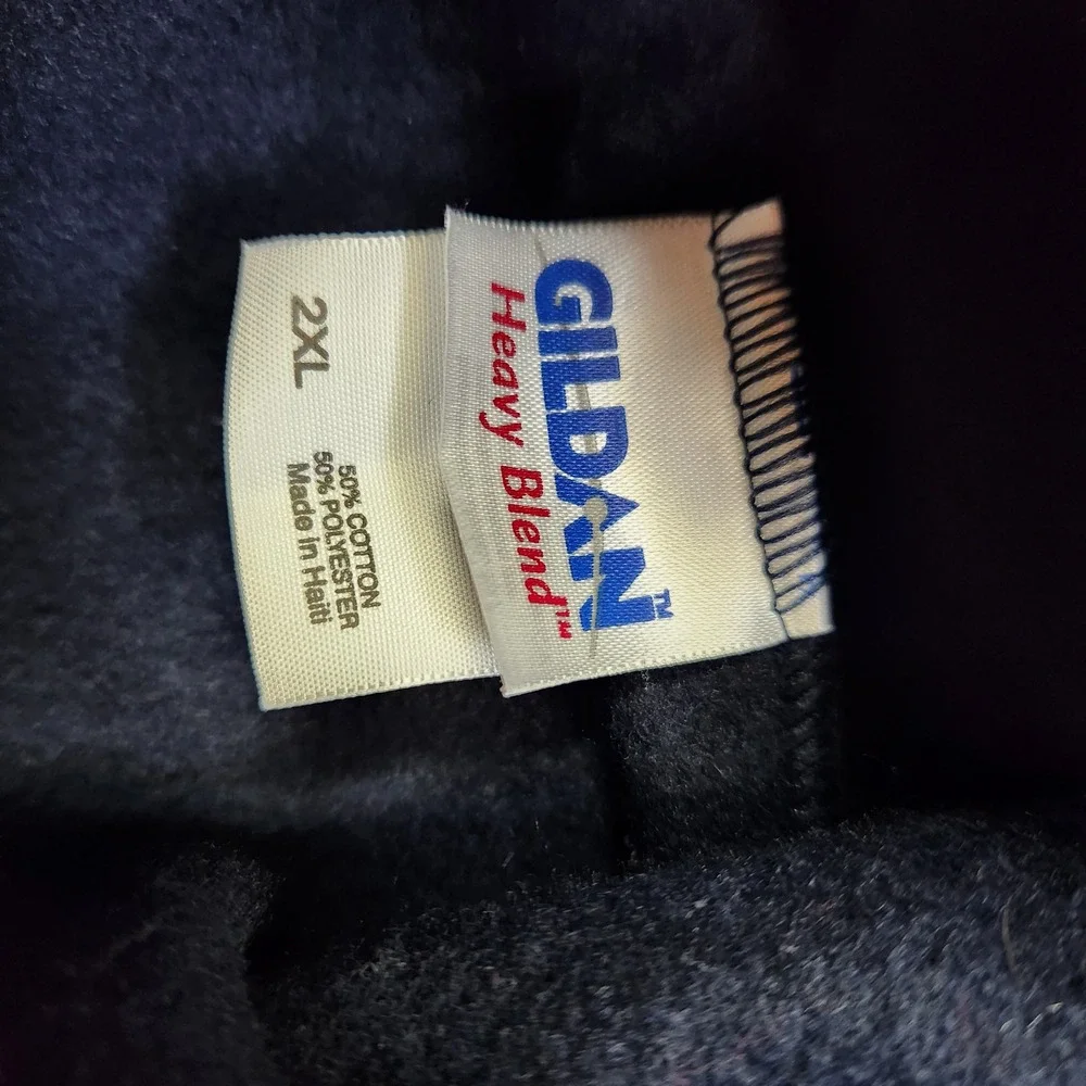 Gildan Heavy Blend‎ Navy Blue Locust Lake Sweatpants Size 2XL Drawstring Cuffed